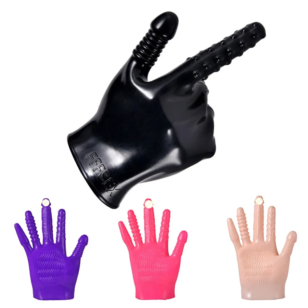 Premium Quality Female Clitoris Vibrating Masturbate Hand Glove Vagina Stimulation Massage Toy |