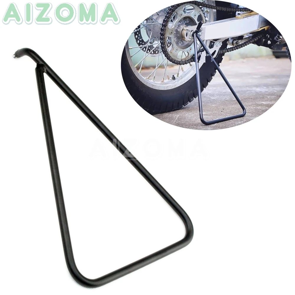 Dirt Bike Motocross Triangle Axle Kick Stand Universal Kickstand For Kawasaki Honda Yamaha Suzuki Steel Side Stands Holder