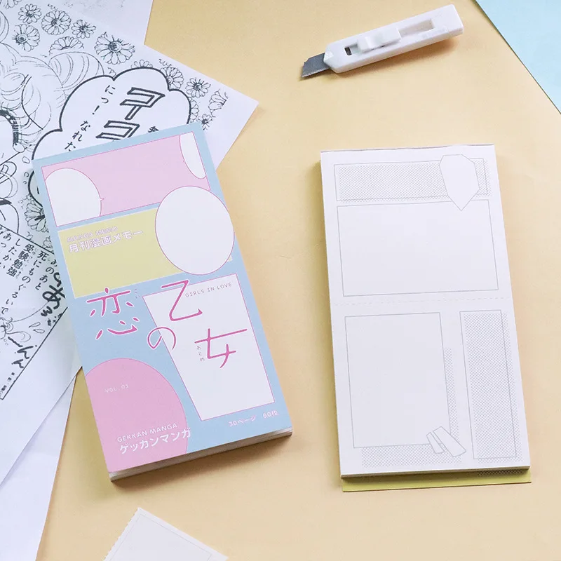 1 шт. креативные ежемесячные комиксы серии Scratchpad может разорвать DIY Манга