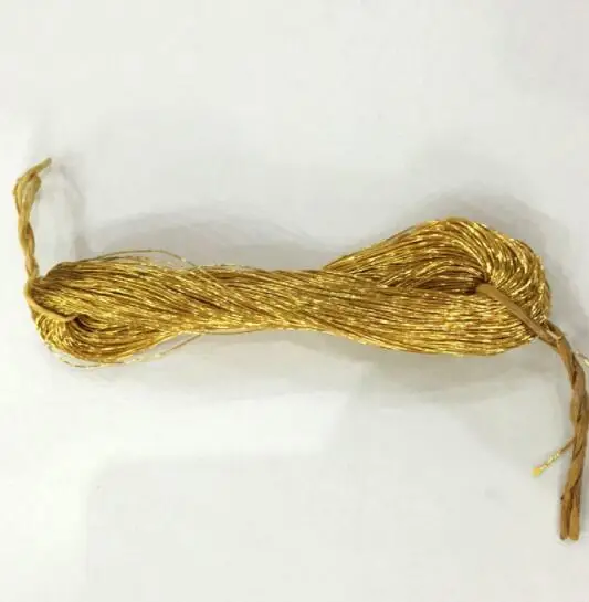 gold TPRPYN 10 шт./лот, Золотая Красивая нить для вышивки, нить для шитья - Цвет: gold