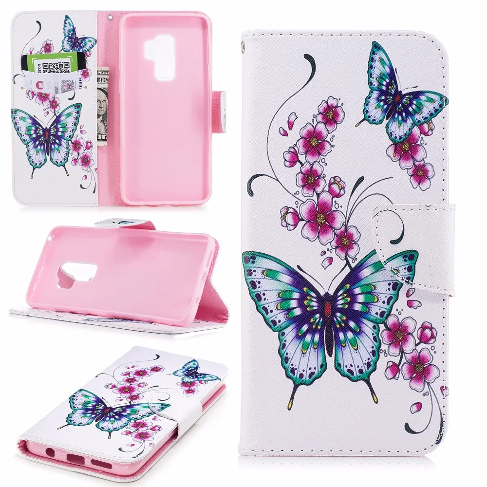 Кожаный чехол-книжка чехол для Coque samsung Galaxy S9 S8 S10 плюс Чехол для samsung J3 J5 J7 J4 J6 плюс Чехол-бумажник чехол для телефона