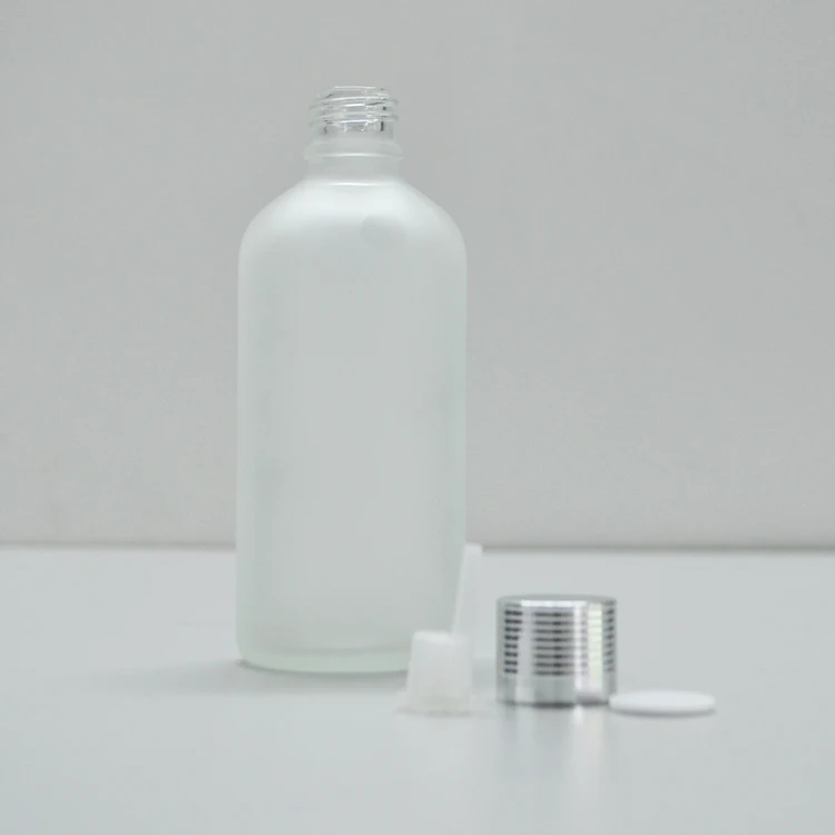 100ml oil bottles wholesale transparent frosted points bottling empty bottles of high-grade oil with thread