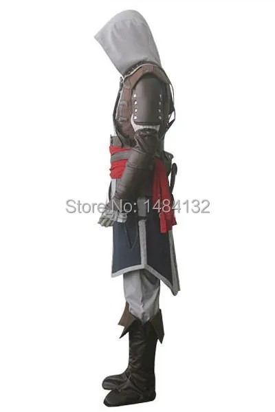 Эдвард Kenway Костюм Assassins Creed IV 4 Black Flag Косплей Assassin Кино Для Взрослых | Тематическая