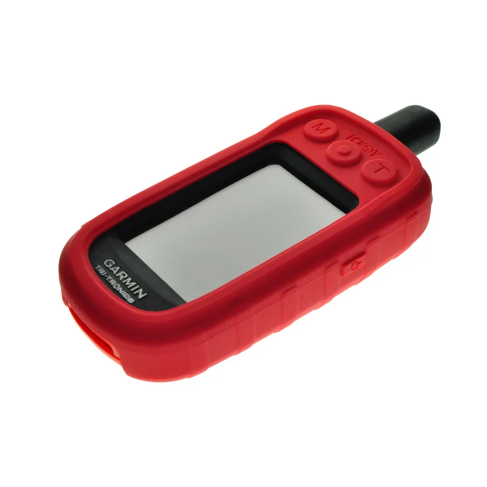 Soft Silicone Protective Cover Protect Red Case Skin for Handheld GPS Garmin Alpha 100 Alpah100 Accessories | Спорт и развлечения