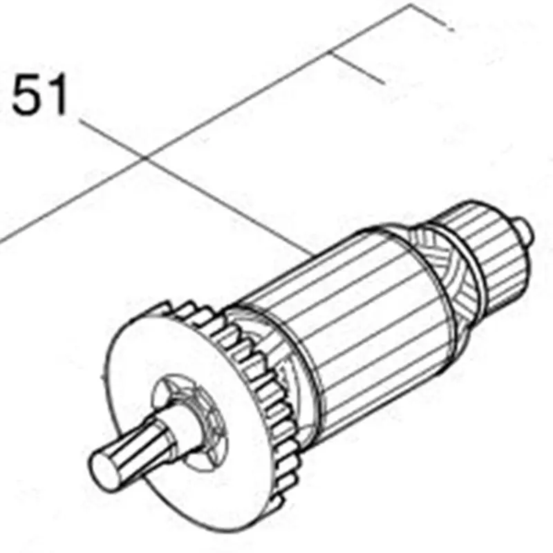 

Armature 220-240V 513493-7 Rotor For M2401B