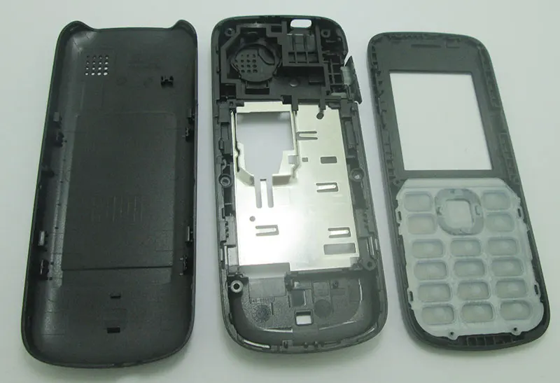 Черный Полный корпус Корпус крышка и клавиатура для Nokia C1 02 тела рамка клавиатуры