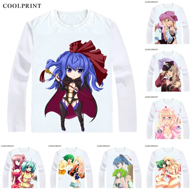 Футболки Macross Frontier рубашки с длинным рукавом Makurosu Furontia Sheryl Nome Ранка Ли альт Saotome