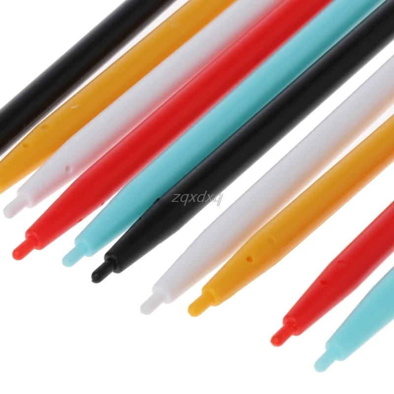 10Pcs Stylish Color Touch Stylus Pen for Nintendo Wii U WIIU GamePad Console Nov01 Drop ship|Стилусы| |