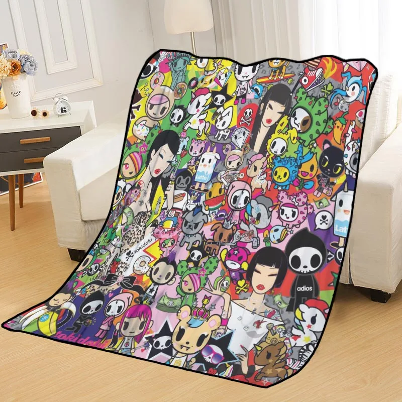 Blanket 1 Новое поступление Tokidoki одеяло s печать мягкий сон одеяло на дом/диван/офис портативный дорожный Чехол одеяло - Цвет: Blanket 1
