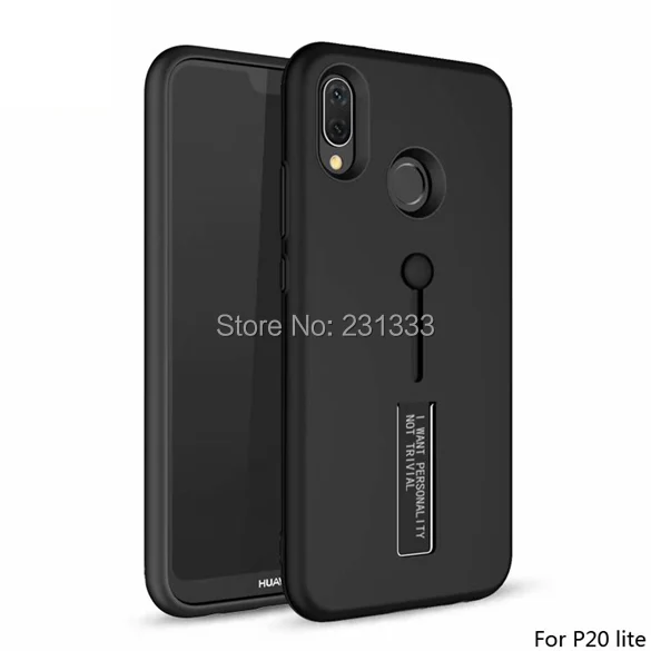 C-ku гибридный жесткий чехол для ПК из ТПУ Huawei P20 LITE PRO Y3 2018 Y6 Y9 P Smart Stand сменный