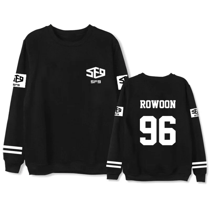 Kpop SF9 свитшот в готическом стиле kpop одежда для мужчин и женщин с длинным рукавом