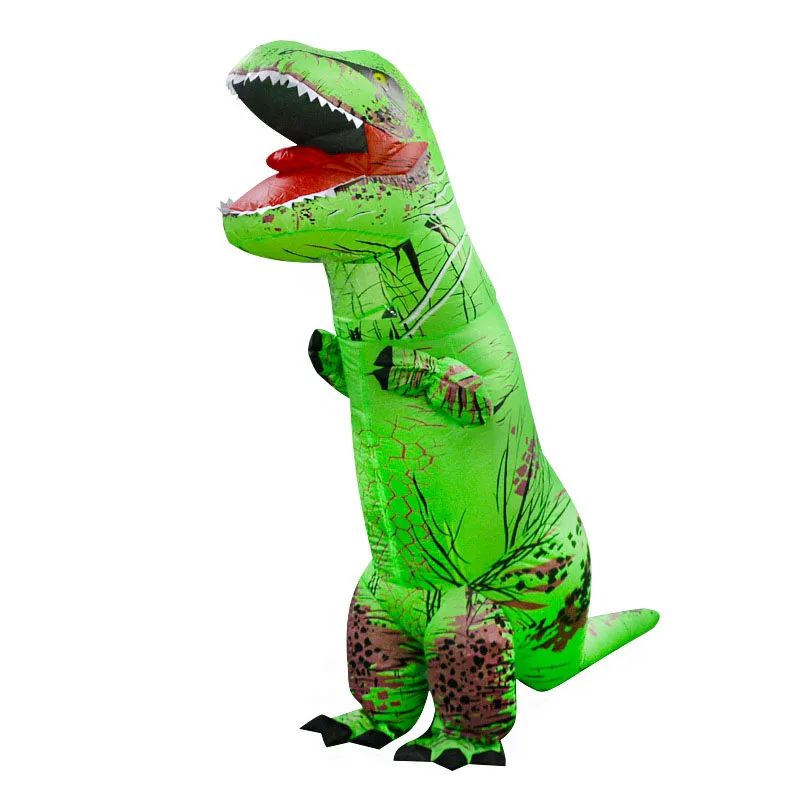 220 см Огромный T-Rex надувные игрушки для улицы, большой размер XL, гигантский взрослый динозавр, нарядная одежда, рождественские и вечерние украшения на Хэллоуин