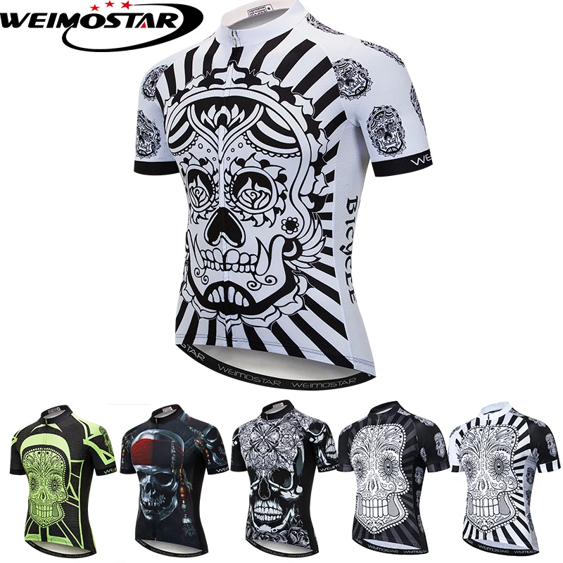 Мужская велосипедная форма Skull Weimostar рубашка mtb Майо ciclismo Breathale одежда для