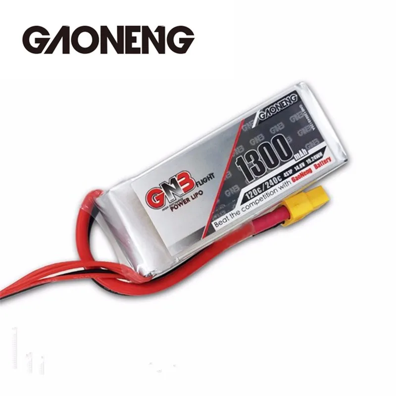 Новый Arrval аккумуляторная Lipo батарея Gaoneng GNB 14 8 V 1300mAh 4S 120C/240C для FPV Racing RC