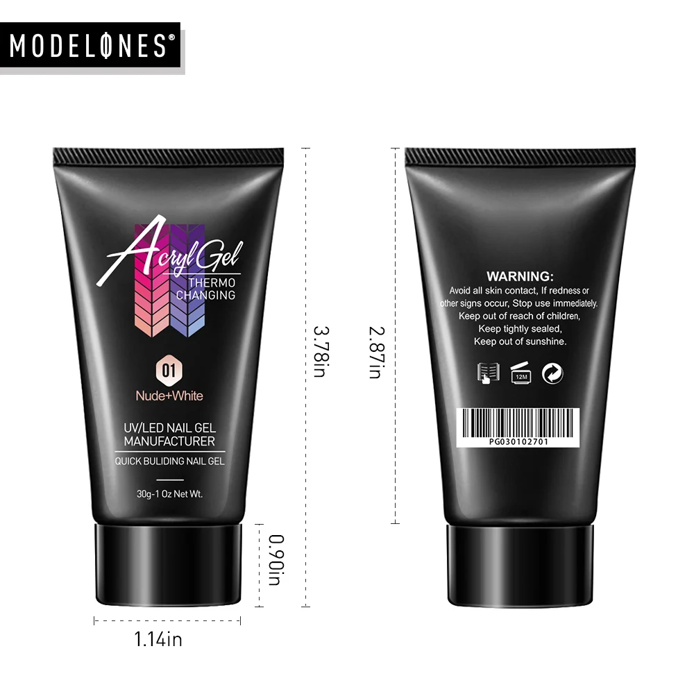 Modelones 6 шт./лот набор для наращивания температуры УФ гель ногтей &quotсделай сам&quot Led