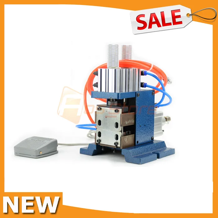 110V/220V Пневматический DZ 3F вертикальная машина для зачистки кабеля провода