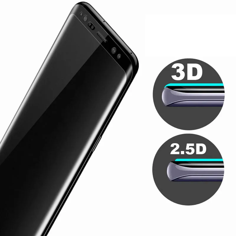 9H 3D закаленное стекло LCD изогнутая полная защитная пленка для экрана Крышка Samsung