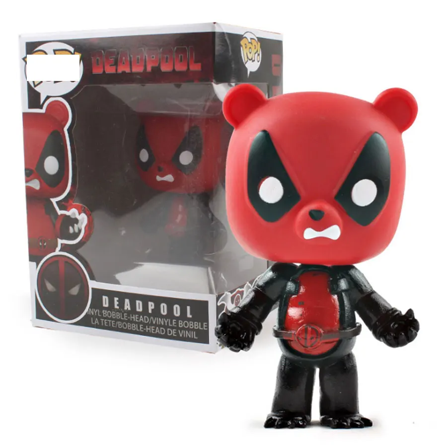Популярные экшн-фигурки супер-героев Q версия Deadpool Коллекционная модель ПВХ