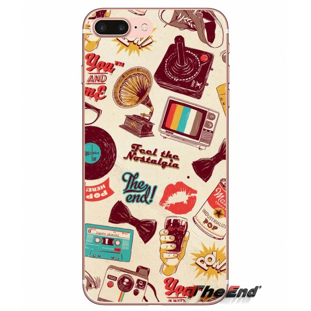 Для htc один M7 M8 A9 M9 M10 E9 Plus Desire 630 530 626 628 816 820 Motorola G G2 G3 пастельных Ретро узор Картина
