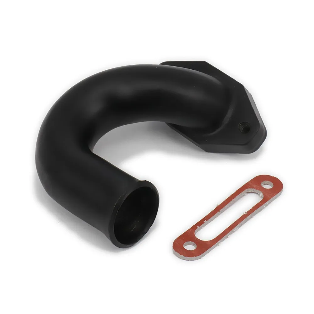 RCAWD полированный Выпускной боковой коллектор + прокладка из алюминиевого сплава