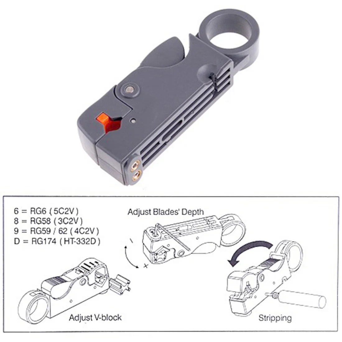 

Automatic Stripping Pliers Multifunctional Wire Stripper Cable wire Stripping Crimping Tool Coaxial Cable Stripping Knife