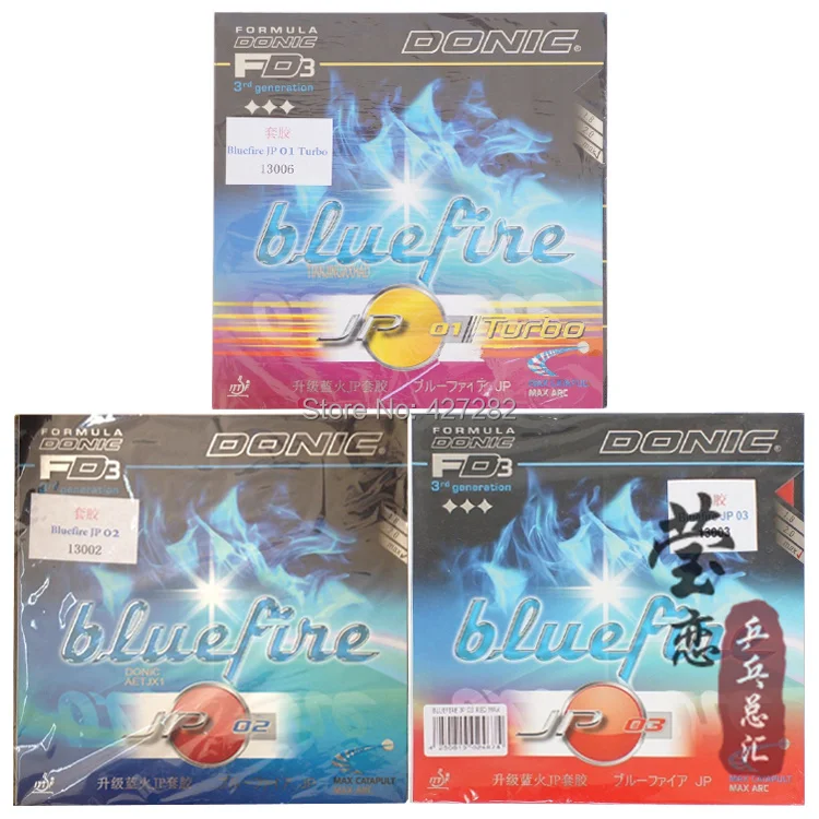 Оригинальные теннисные ракетки для настольного тенниса Donic Bluefire JP01 JP02 JP03