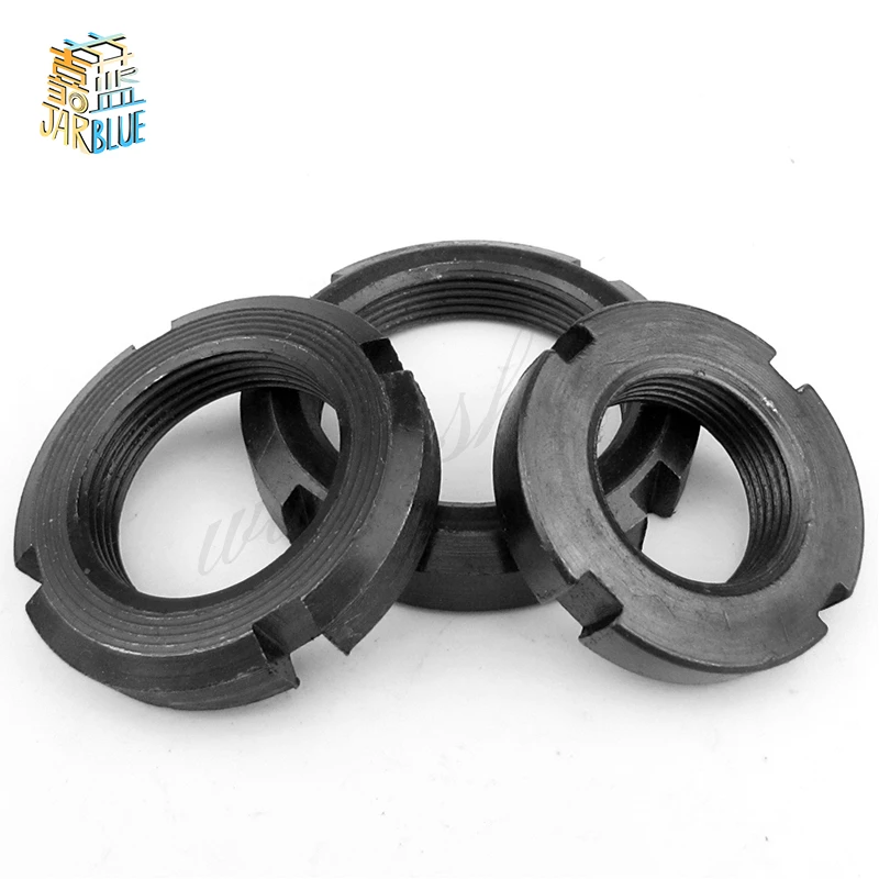 2PCS Round Nut Slotted Four Slot Retaining M10/M12...M60 GB812 | Обустройство дома