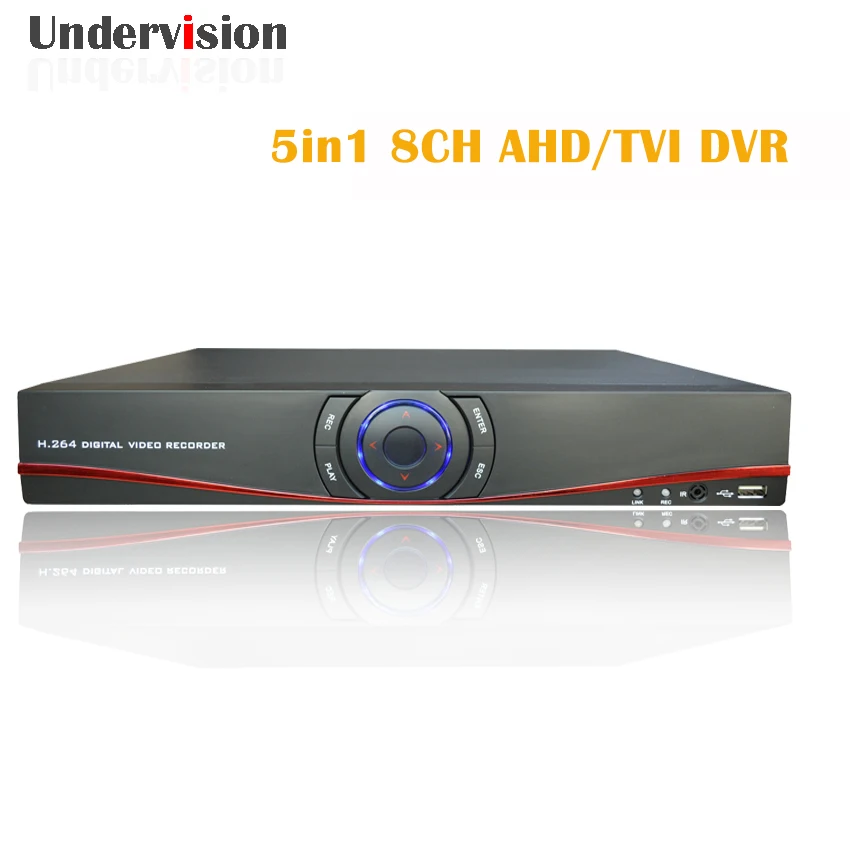 5 В 1 TVI AHD DVR 8CHS видеорегистратор 8chs HVR Onvif бренд IP камер ВИДЕОНАБЛЮДЕНИЯ 4chs аудио и