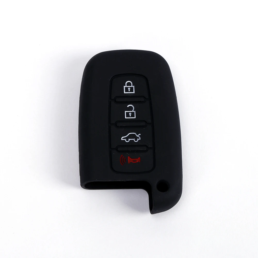RYHX smart 4 кнопки пылезащитный различные цвета силиконовый для ключа автомобиля