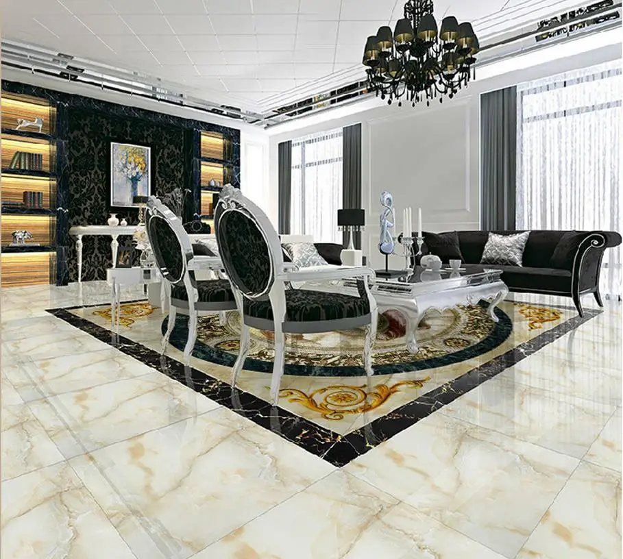 3d напольное покрытие в европейском стиле мраморные напольные фрески картины