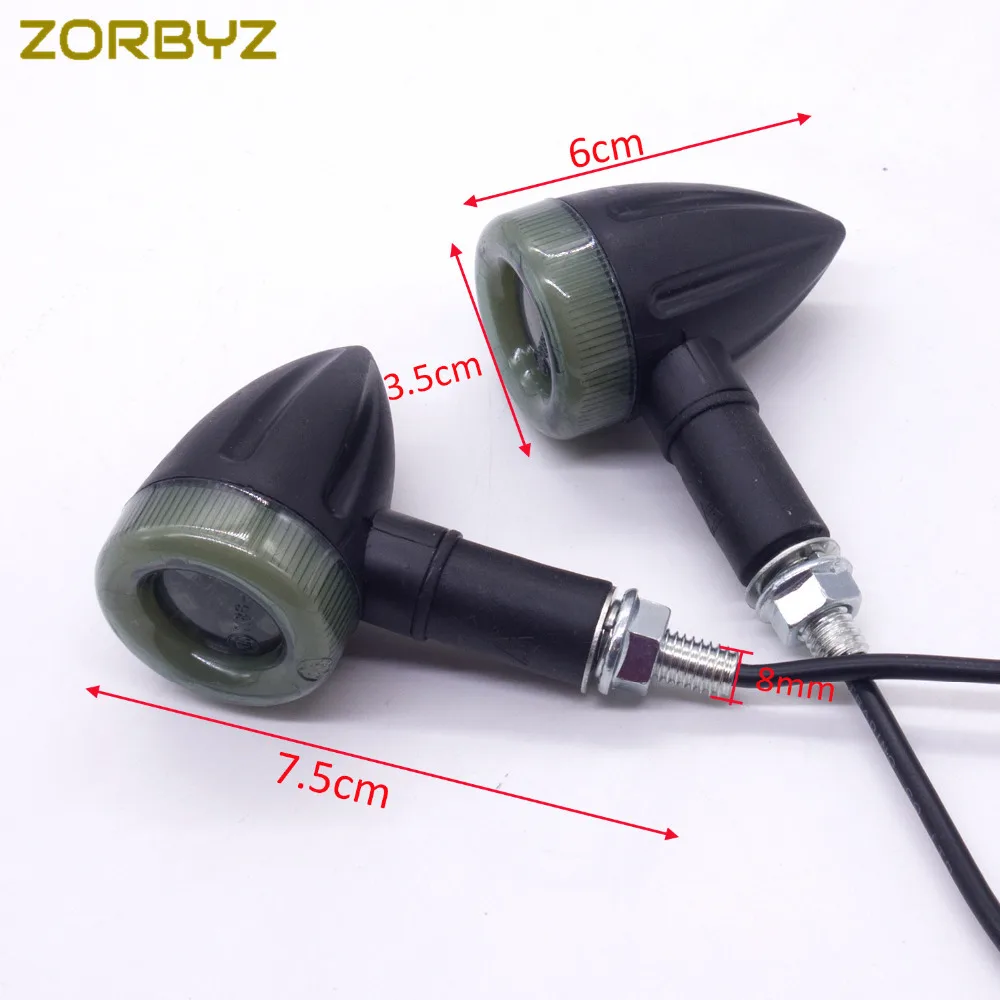 ZORBYZ универсальная Светодиодная лампа янтарного цвета задние указатели поворота