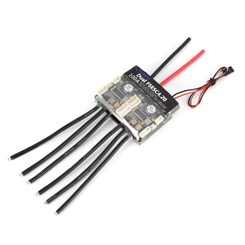 HGLRC FLIPSKY Dual FSESC 4.2 100A ESC Electronic Speed Control for Electric Skateboard RC Car Boat E-bike E-scooter Robot | Игрушки и