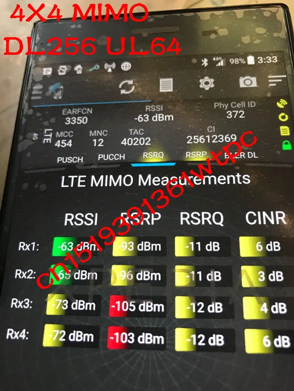 DHL+ идеальная стабильная Лицензия+ XZP G8141 Tems pocket17.2+ VOLTE+ 4x4MIMO+ 256QAM+ 3CC+ 4CC тестирование
