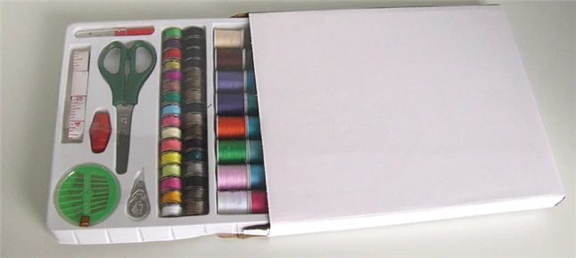 

Pack of 64 rolls different colour Sewing thread and needle pack travel sewing kit DIY Craft