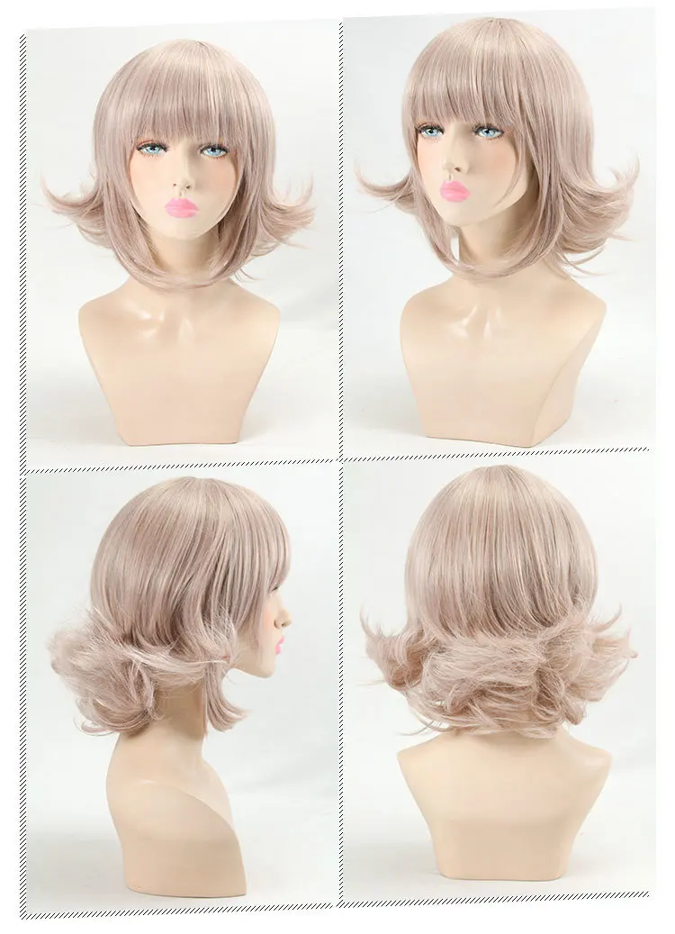 Danganronpa 2 сhiaki Nanami косплей костюм парик Женщины парики для взрослых Хэллоуин аниме
