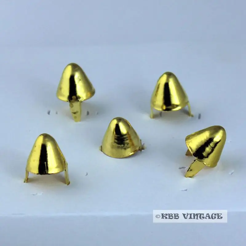 100 шт. металлические панк-шпильки готические конусные шпильки скалы DIY шипы 1/2