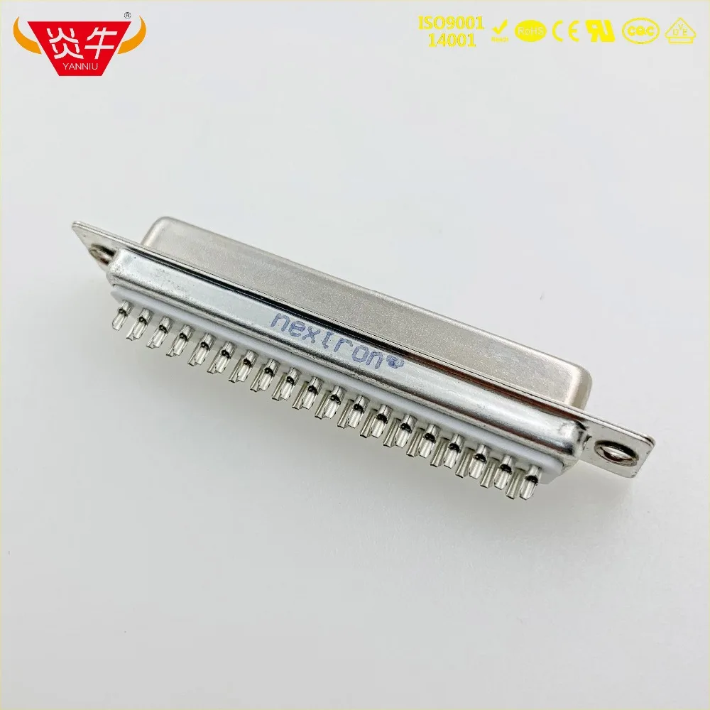 DB37 DB 37P Женский RS232 с гнездом 37PIN PCB разъем D SUB соединитель серии Контактная часть