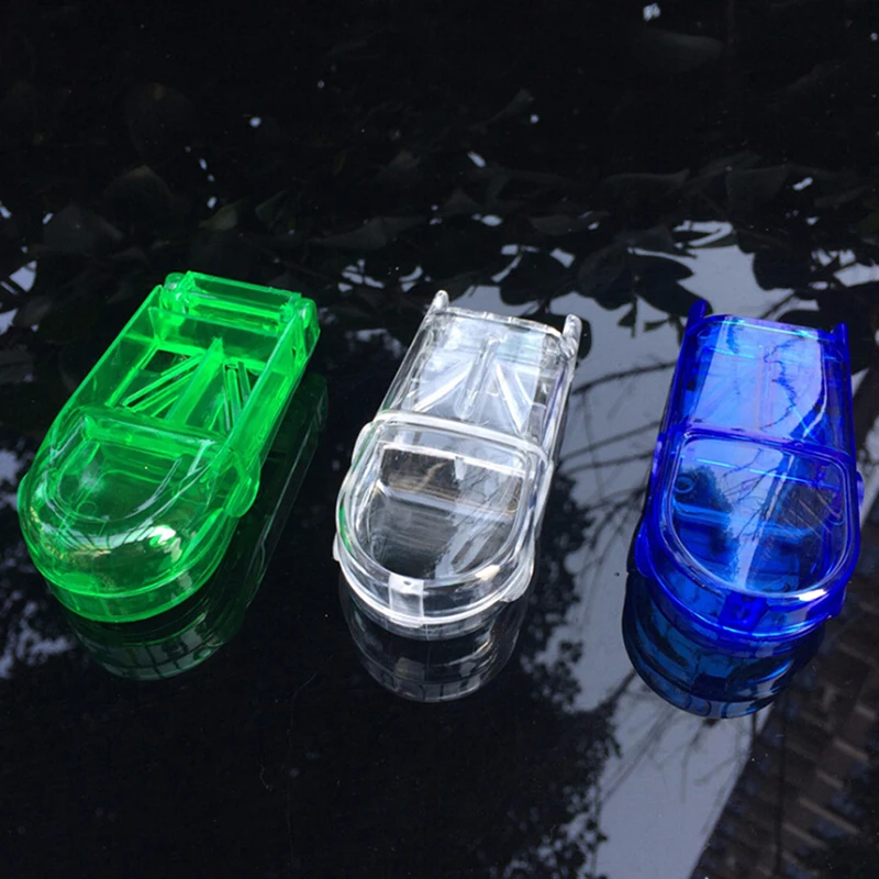 

Plastic Pill Cutter Splitter Half Storage Compartment Tablet Holder 3 Colors 3.34*1.57*0.98" Box Medicine