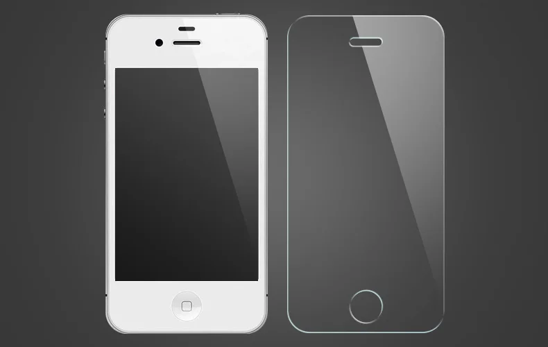 Закаленное стекло премиум класса для iPhone 4 прозрачная Взрывозащищенная защита