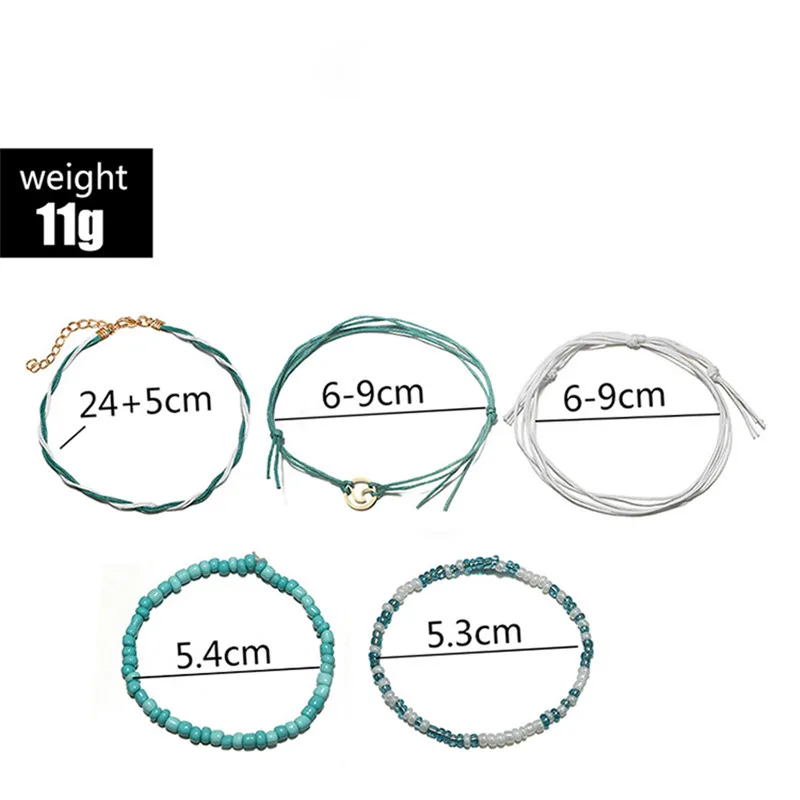 Женский винтажный кожаный плетеный веревочный браслет ручной работы аксессуар