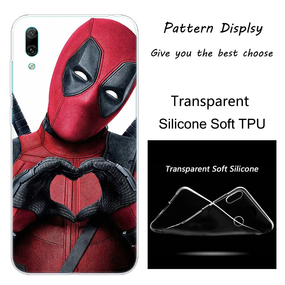 009 Хит, Marvel Hero Deadpool, мягкий силиконовый чехол для телефона, для huawei mate 10 20 Lite Pro Enjoy 9S Y9 Y7 Y6 Y5 Pro, Мода - Цвет: 009