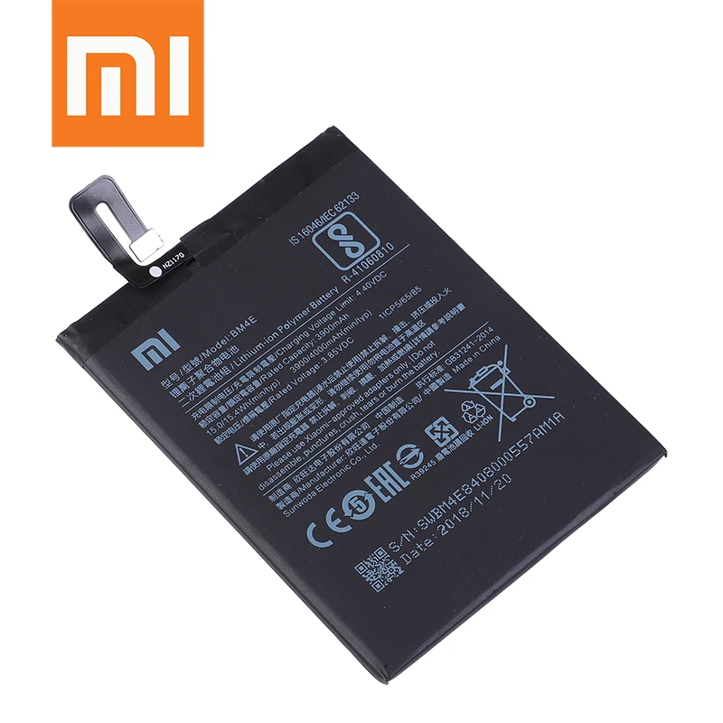 Сменный аккумулятор BM4E для Xiaomi Mi Pocophone F1, подлинный Аккумулятор для телефона 4000 мАч