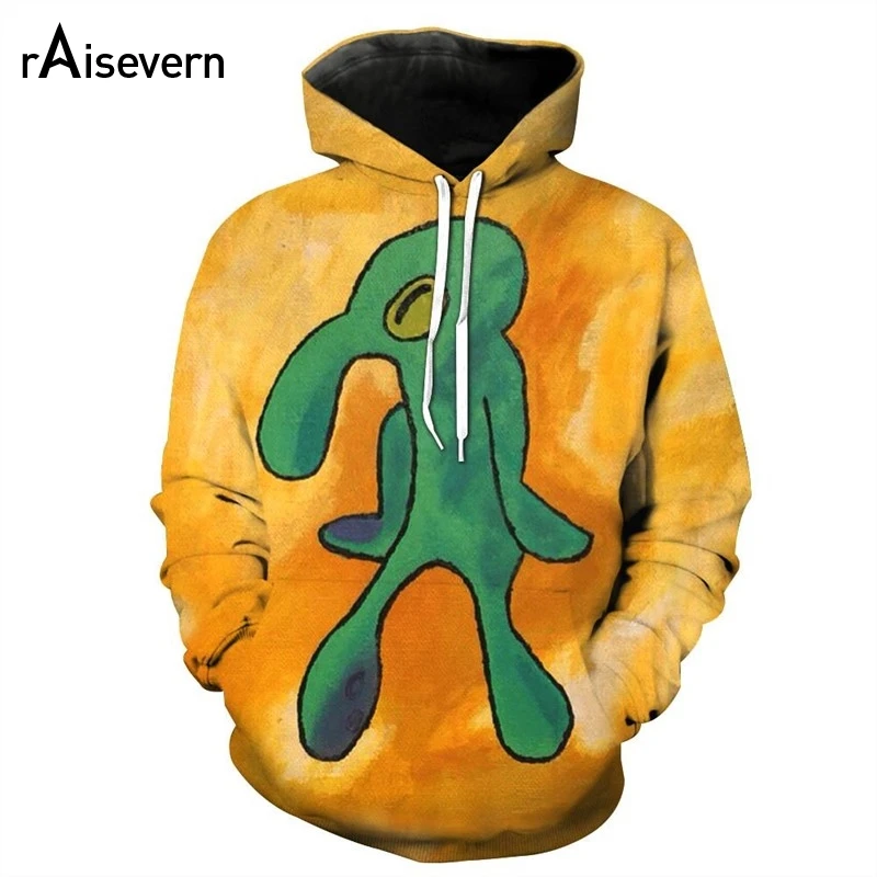 

Raisevern Pastel Squidward 3d Print Hoodies Pocket Tracksuits Men Women Streetwear Pullovers Tops Casual Sweatshirts Dropship