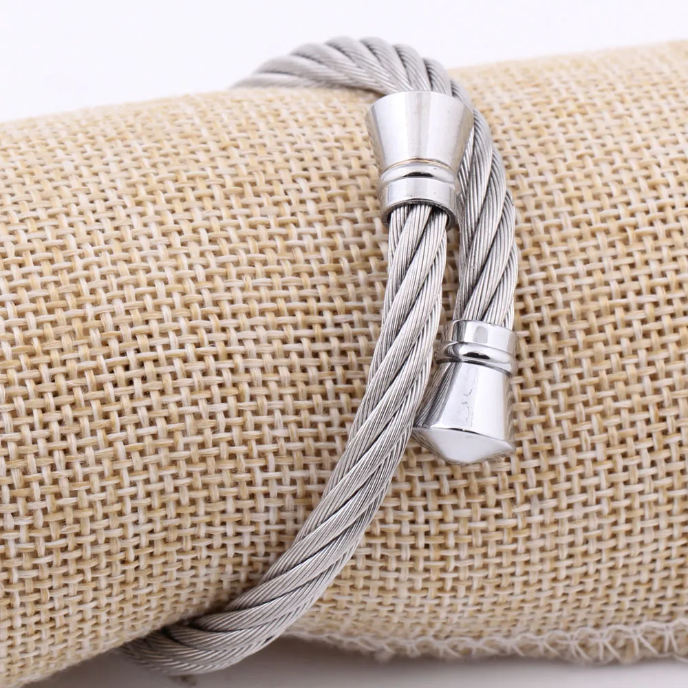 Браслеты манжеты с кабелем из нержавеющей стали для мужчин и женщин|bracelet armband|jewelry