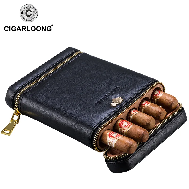 COHIBA роскошный держатель портсигар для путешествий портативный кедровый