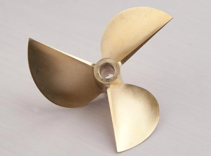 Пропеллеры с ЧПУ 7016 трехлопастные медные лопасти для радиоуправляемой