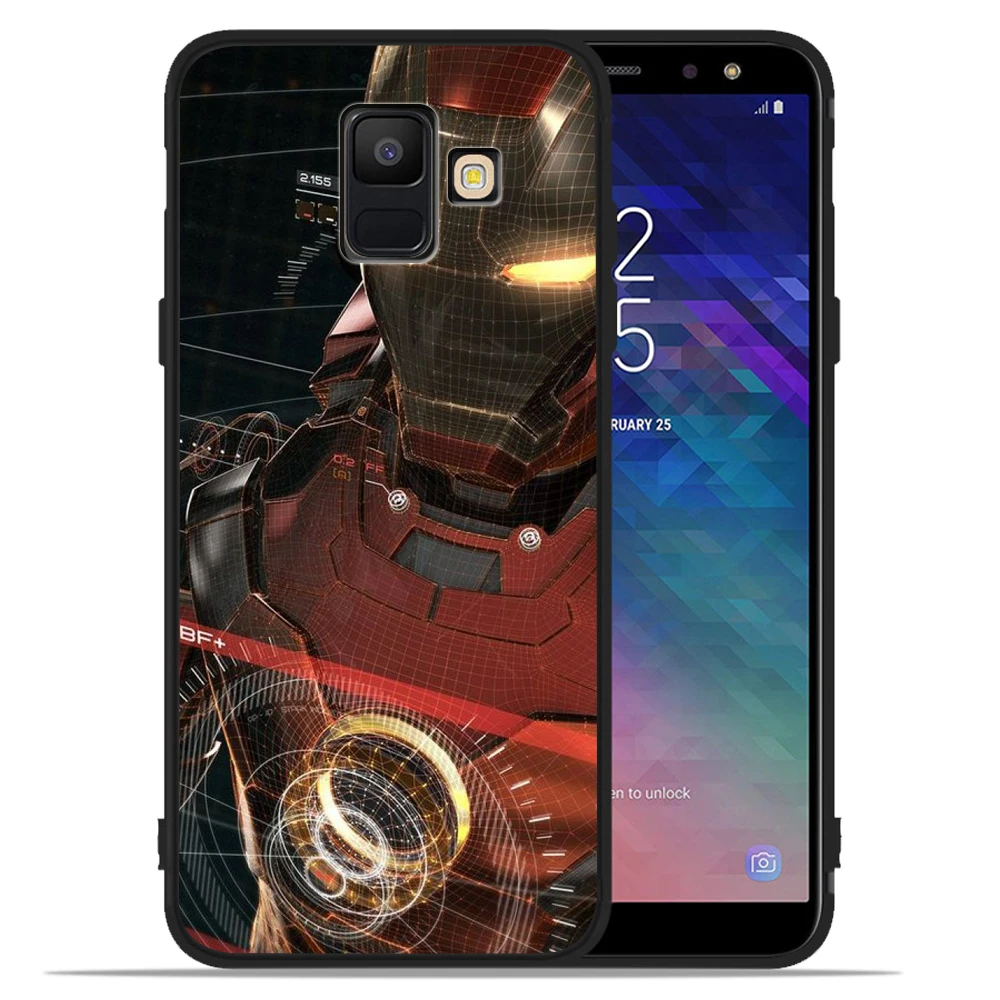 12 Чехол Marvel, Железный человек, яд, Дэдпул, Человек-паук, для samsung Galaxy A750 A9 A6 A7 A8 Plus A3 A5 A7, оболочка - Цвет: 12