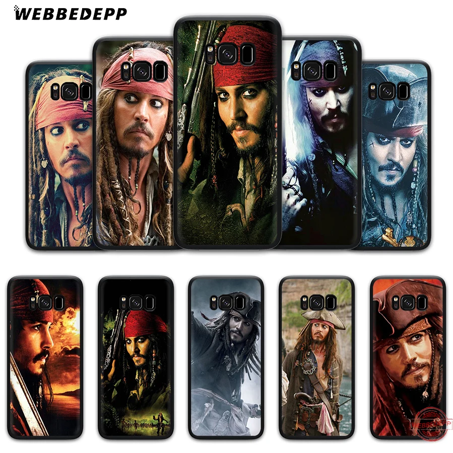 WEBBEDEPP мягкий чехол с капитаном Карибского моря Джеком Спарроу для Samsung A6 A7 A8 A9 J6 2018