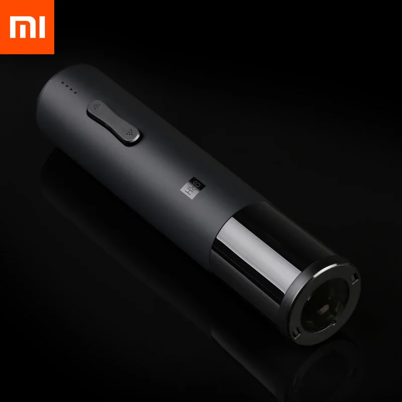 Xiaomi Mijia Huohou автоматическая открывалка для бутылок красного вина Электрический штопор фольга резак пробковый инструмент для Xiaomi умный дом наборы - Цвет: Black