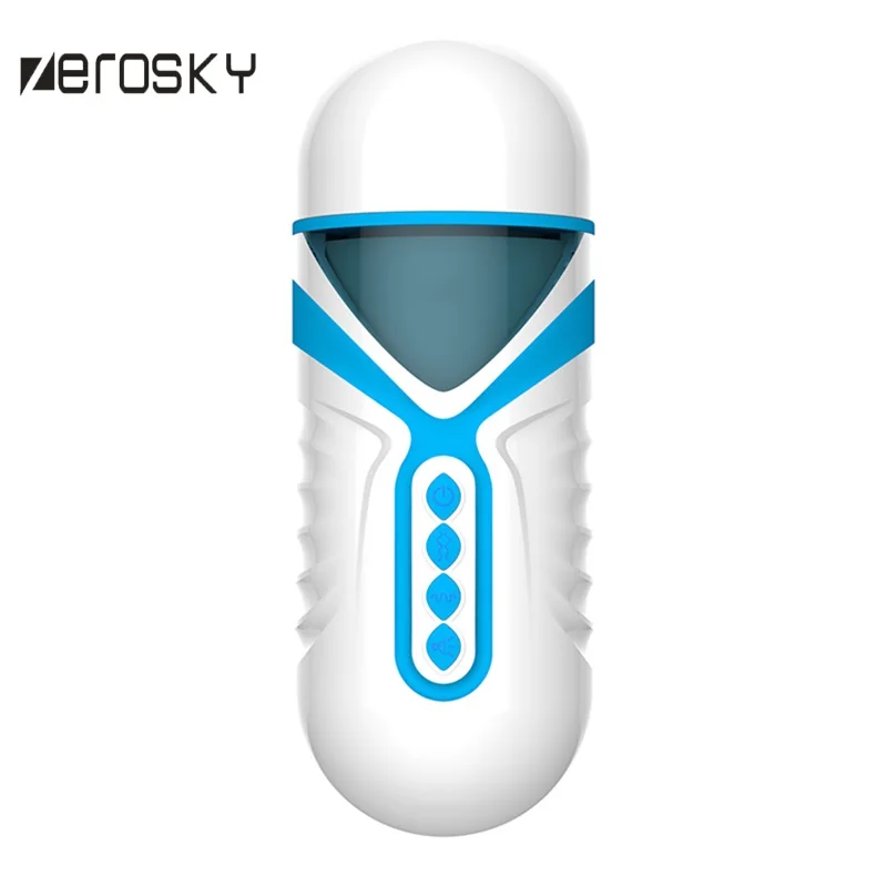 Электрический Мужской мастурбатор Zerosky оральная вагинальная мастурбация мягкая